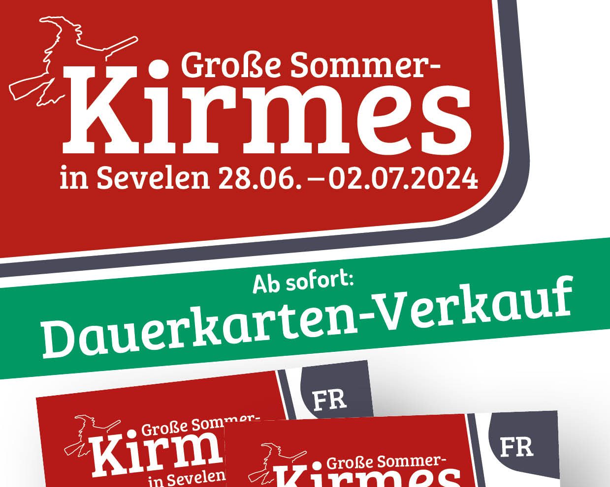 Mehr über den Artikel erfahren Der Dauerkarten-Verkauf für die Sommerkirmes 2024 hat begonnen!